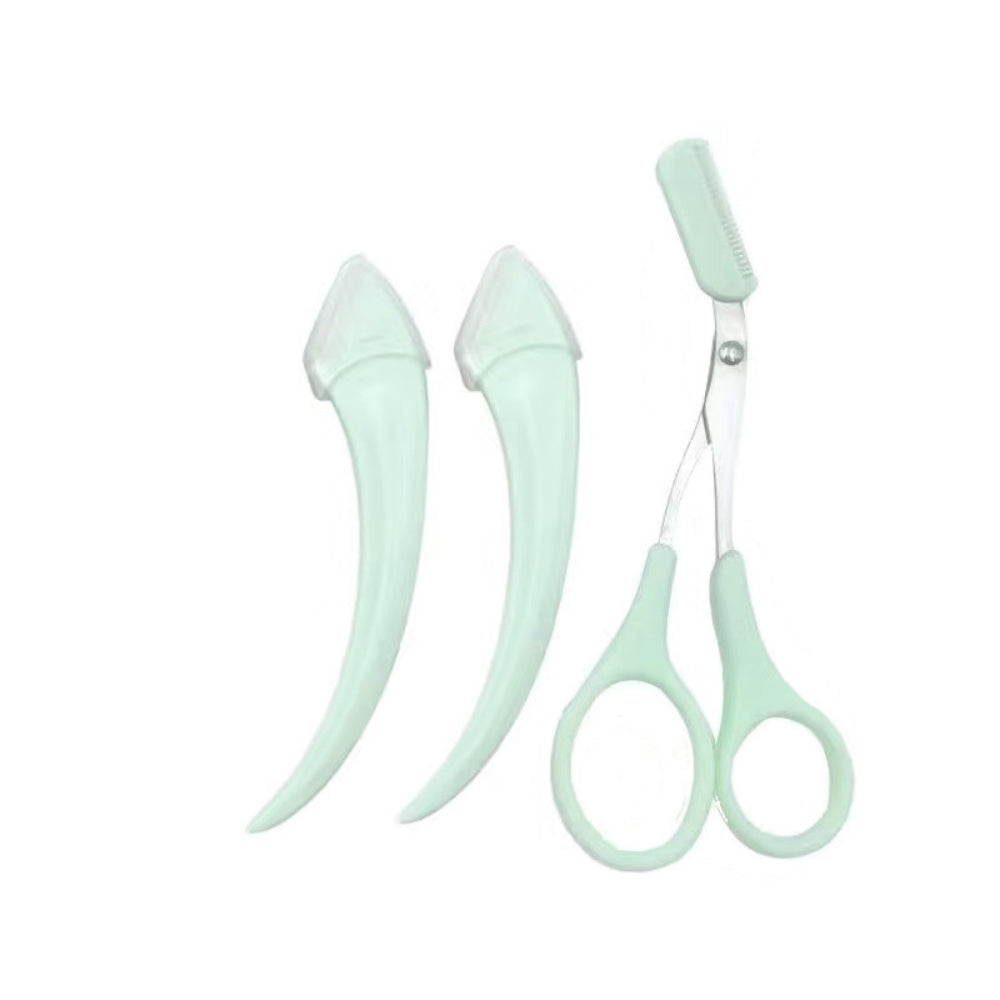 Augenbrauen Rasiermesser mit Kamm | Präziser Beauty Trimmer für Perfekte Brows