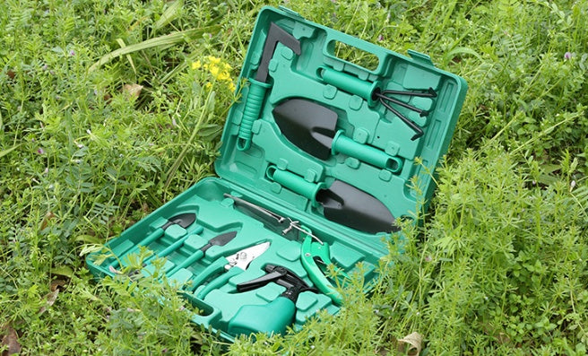 10-teiliges Gartenwerkzeug Set – Profi Gartengeräte für Pflanzenpflege