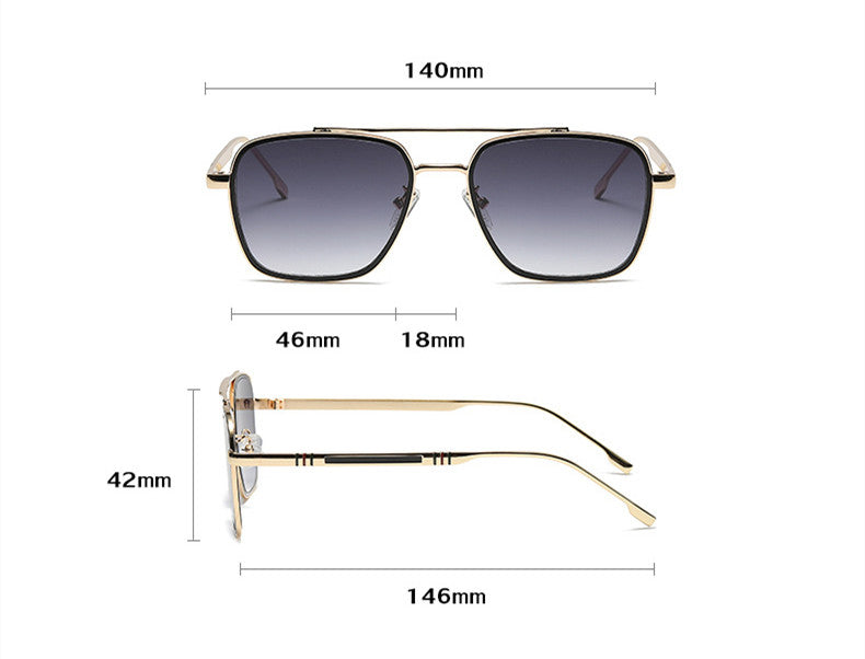 Unisex Sonnenbrille UV Schutz | Modische leichte Brille