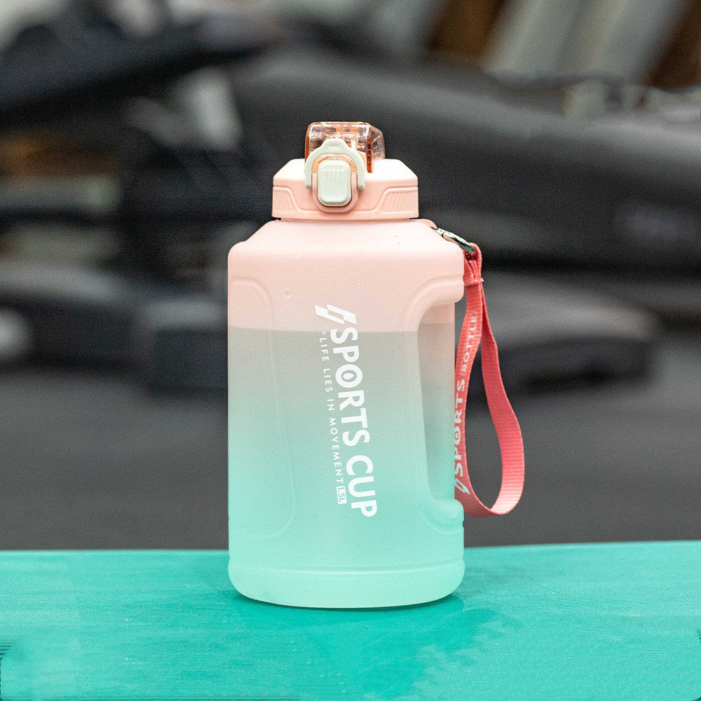 XL Sport Water Bottle with Straw - Large Fitness Water Bottle