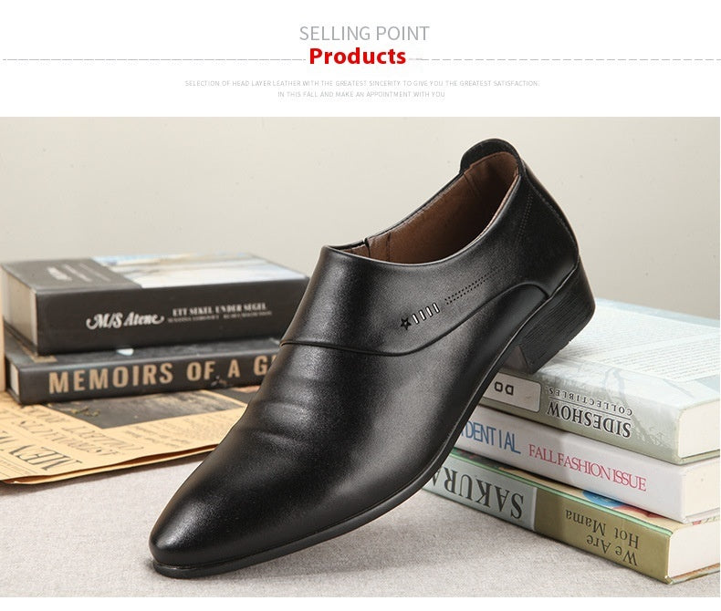 Men's Leather Wedding Shoes | Elegant Casual Photoshoot