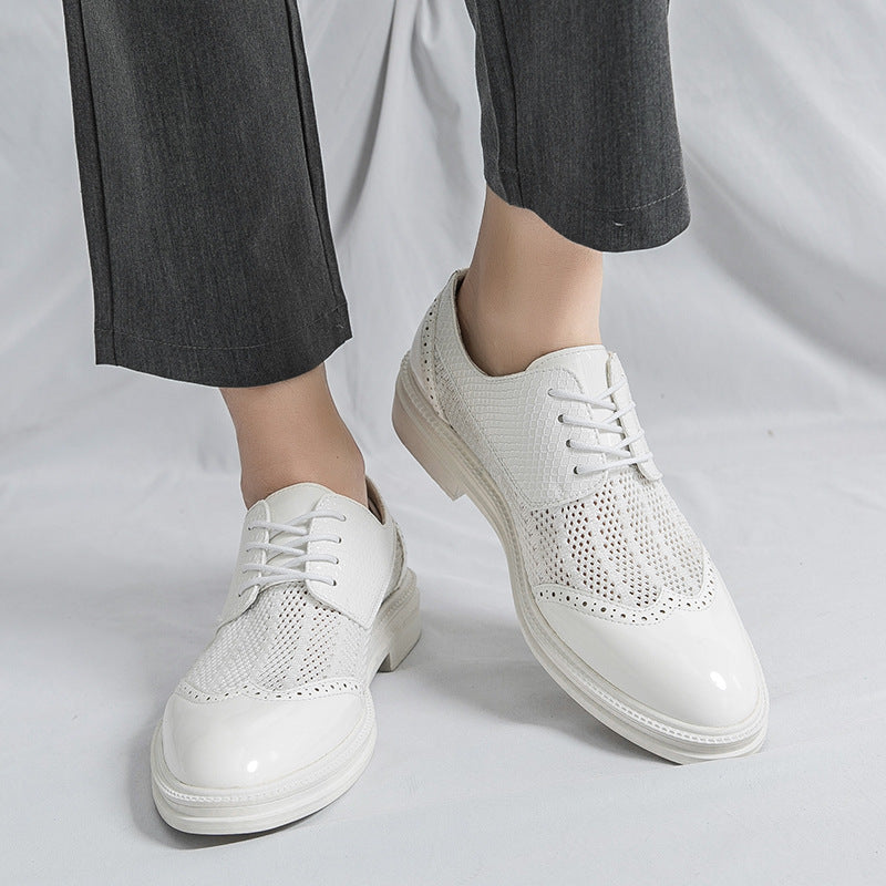 Men's Brogue Shoes Oversize | Elegant Breathable Stylish