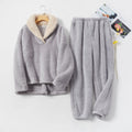 Women's Coral Fleece Pyjama Set – Warm, Fluffy & Perfect for Winter