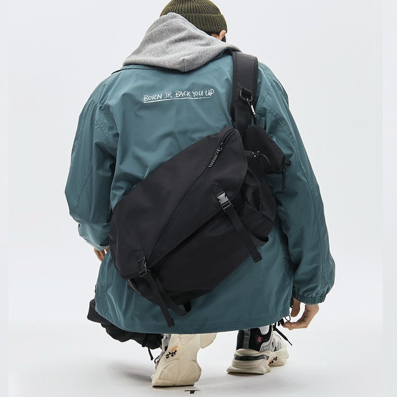 Large Men's Crossbody Shoulder Bag | Casual Large Bag