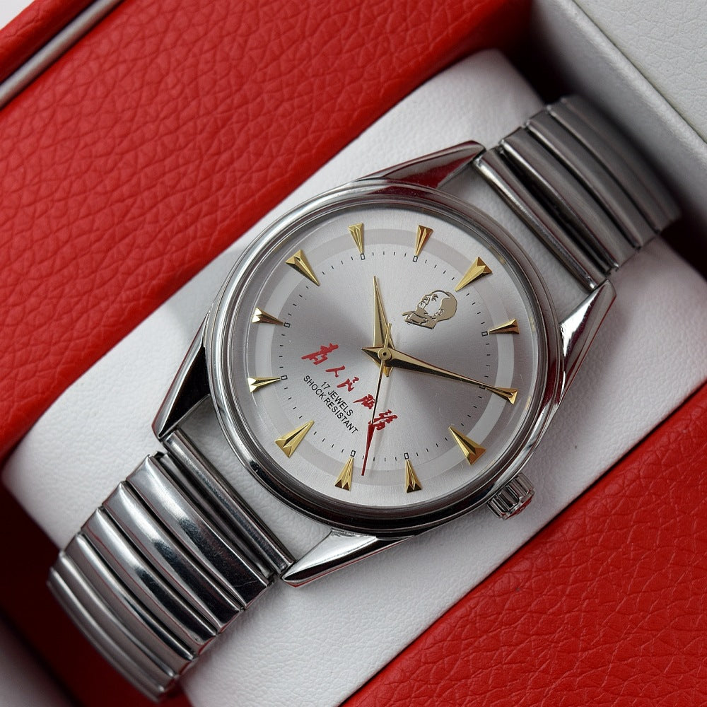 Men's ultra-thin hand-wound watch | retro elegant mechanical