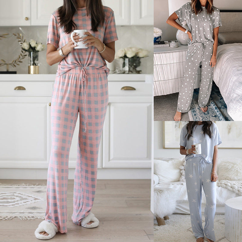 Women's 2-Piece Printed Pajama Set – Stylish, comfortable & modern