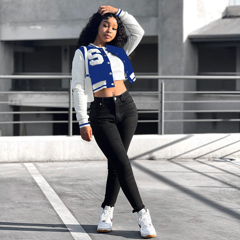 Women's Baseball Jacket | Fashionable Varsity Bomber Jacket