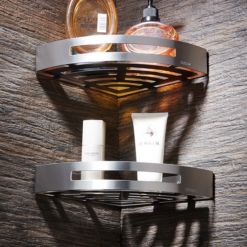 Corner shelf bathroom | no drilling | modern sturdy shower caddy