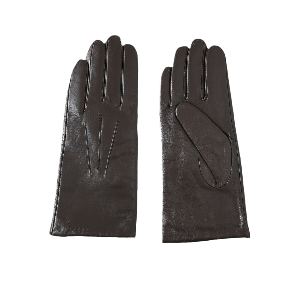 Damen Lange Ziegenleder Handschuhe – Wollgefüttert Driving Style