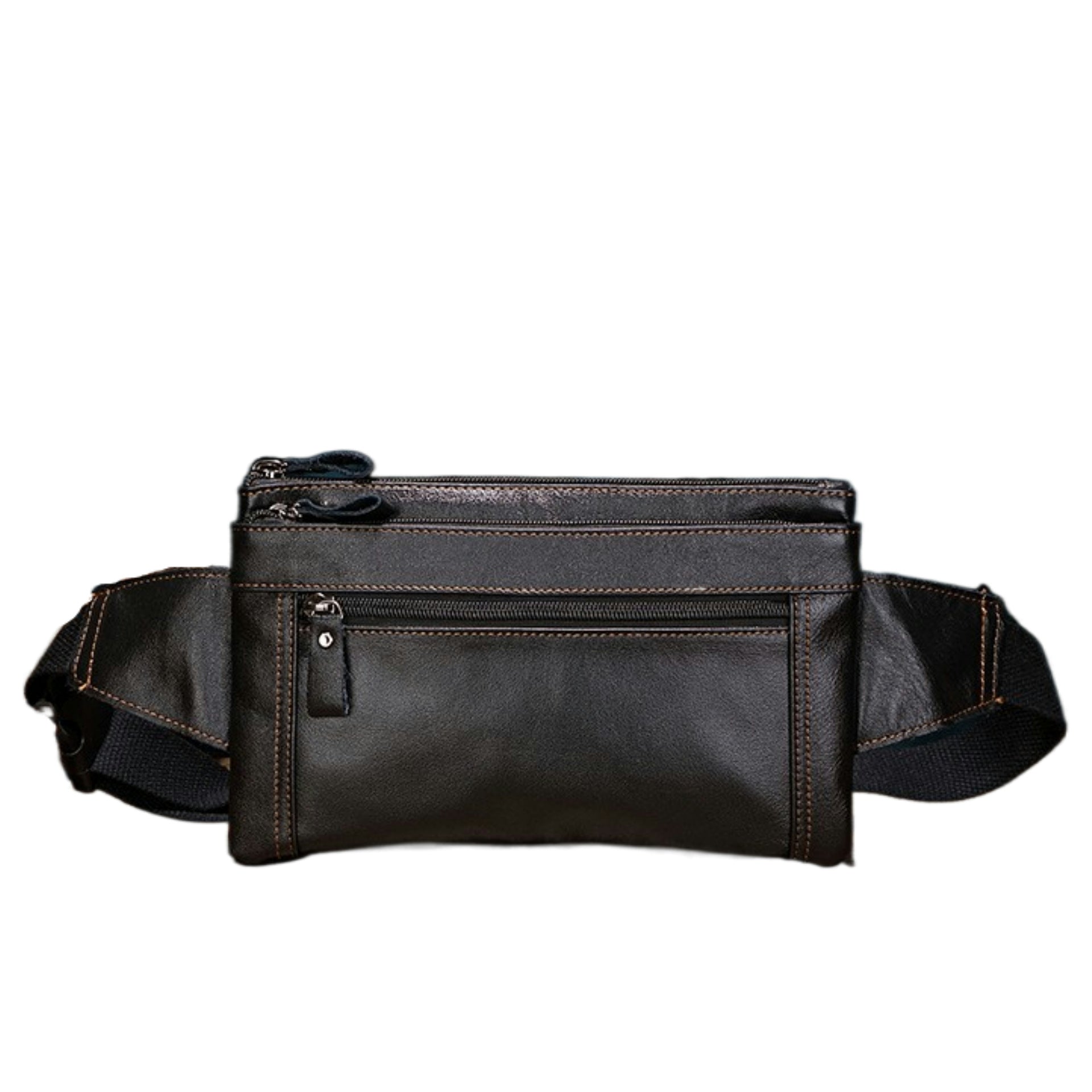 Leather Fanny Pack for Men | Waterproof Outdoor Waist Bag