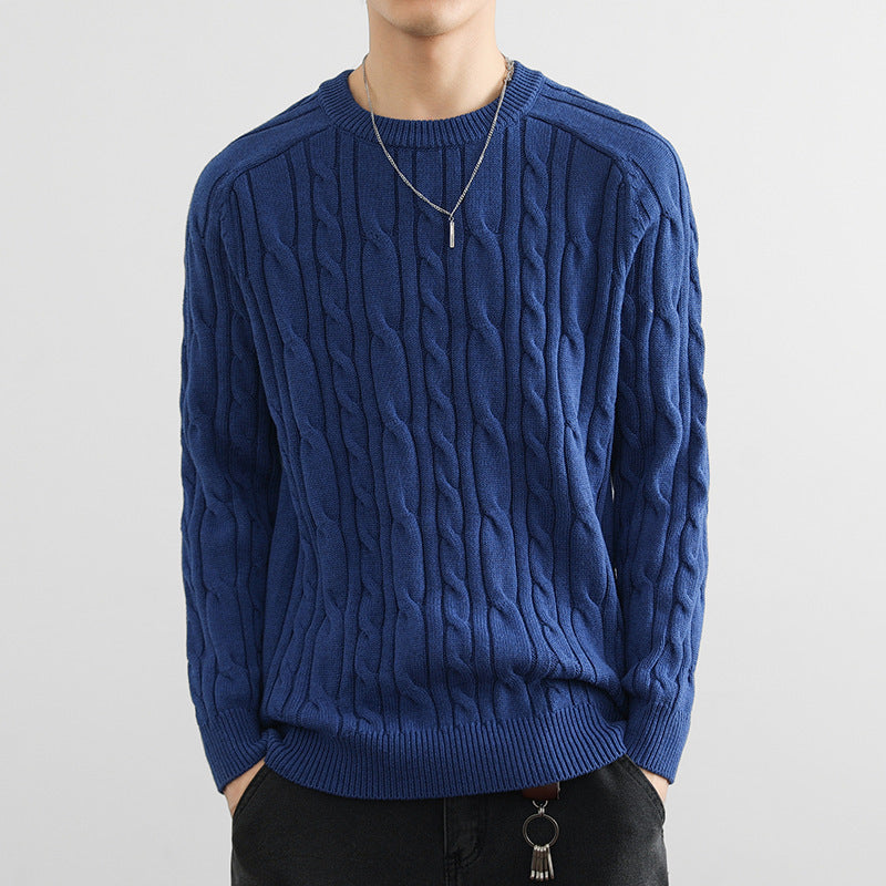 Herren Slim Fit Strickpullover – Eleganter Casual Knit Sweater