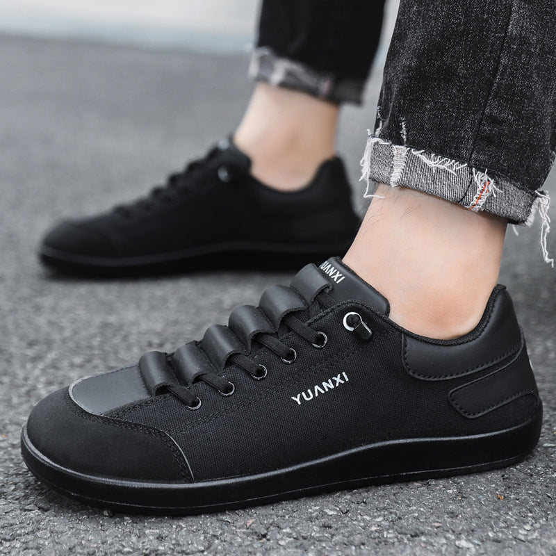 Men's Breathable Canvas Skate Sneakers – Lightweight Summer Casual Shoes