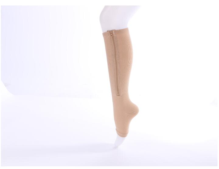 Women's Zipper Compression Socks – Slim Fit Support Socks