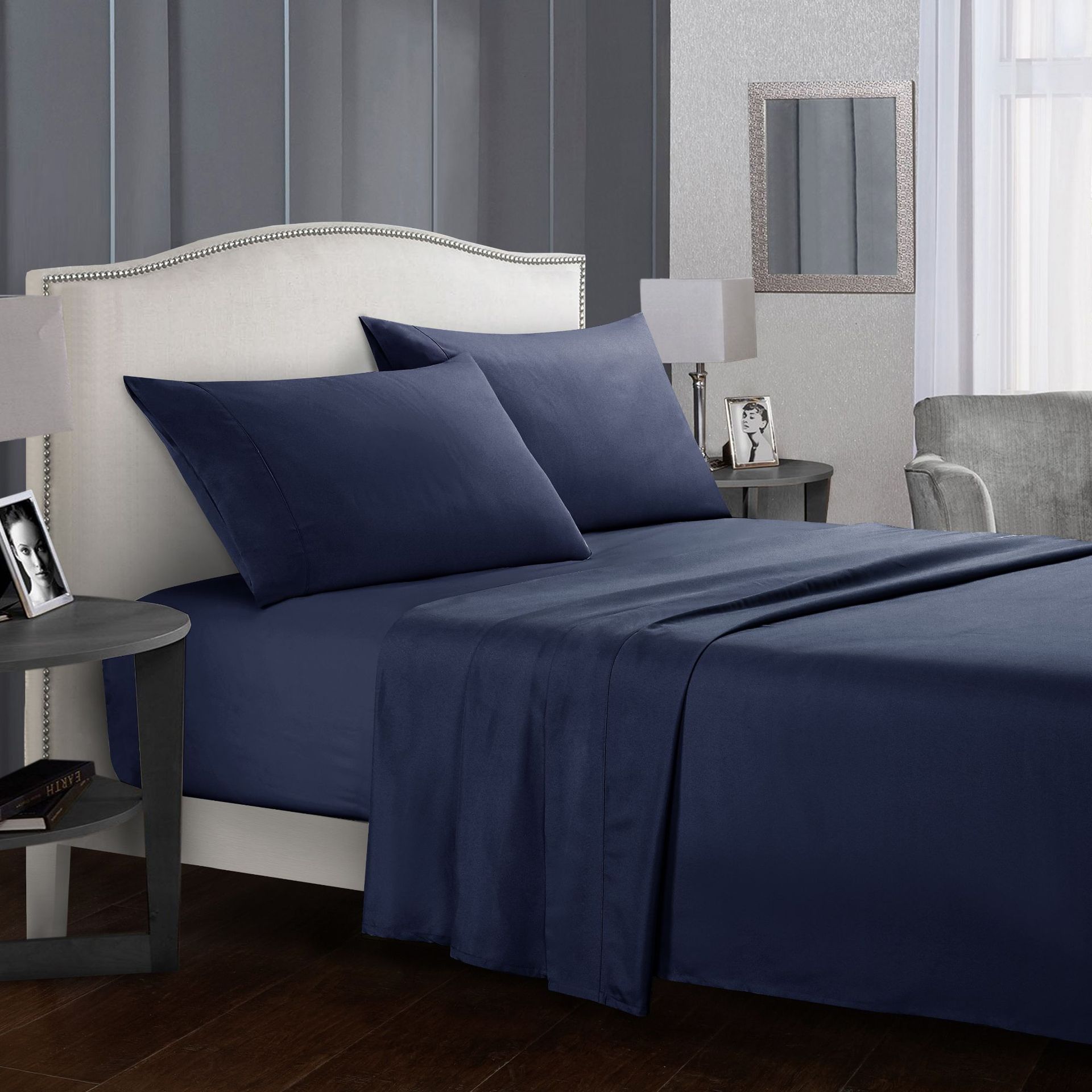 4-piece bedding set | soft breathable easy-care