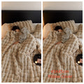Kuscheldecke Bubble Velvet | weich warm flauschig modern