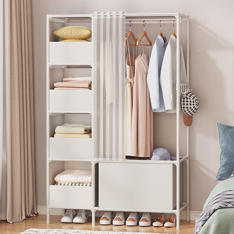 Wardrobe easy to assemble modern bedroom organization