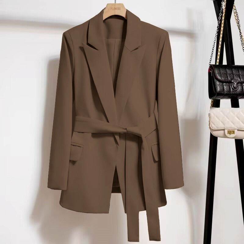 Elegant Women's Blazer with Lacing – Figure-Flattering & Stylish
