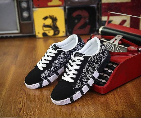 Men's Canvas Sneakers Casual | Lightweight Comfortable Trendy Shoes