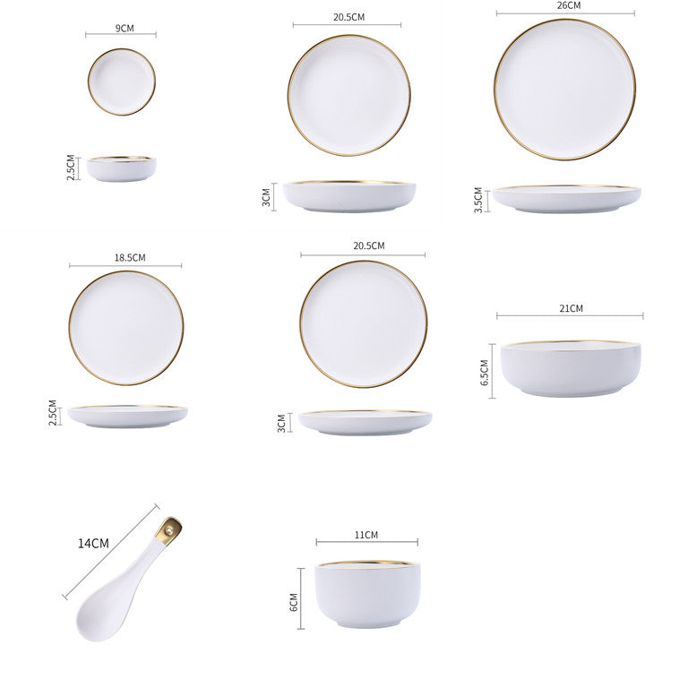 Large Ceramic Bowl Premium – Soup Rice Bowl Elegant