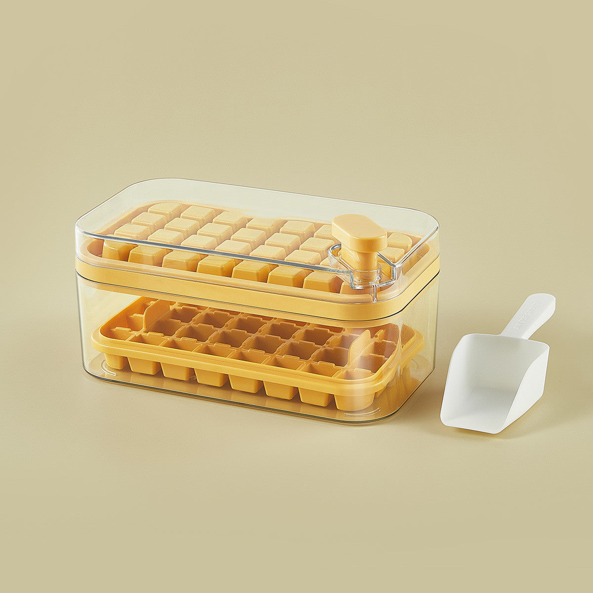 Ice Cube Tray with Lid | Ice Cube Maker with Box