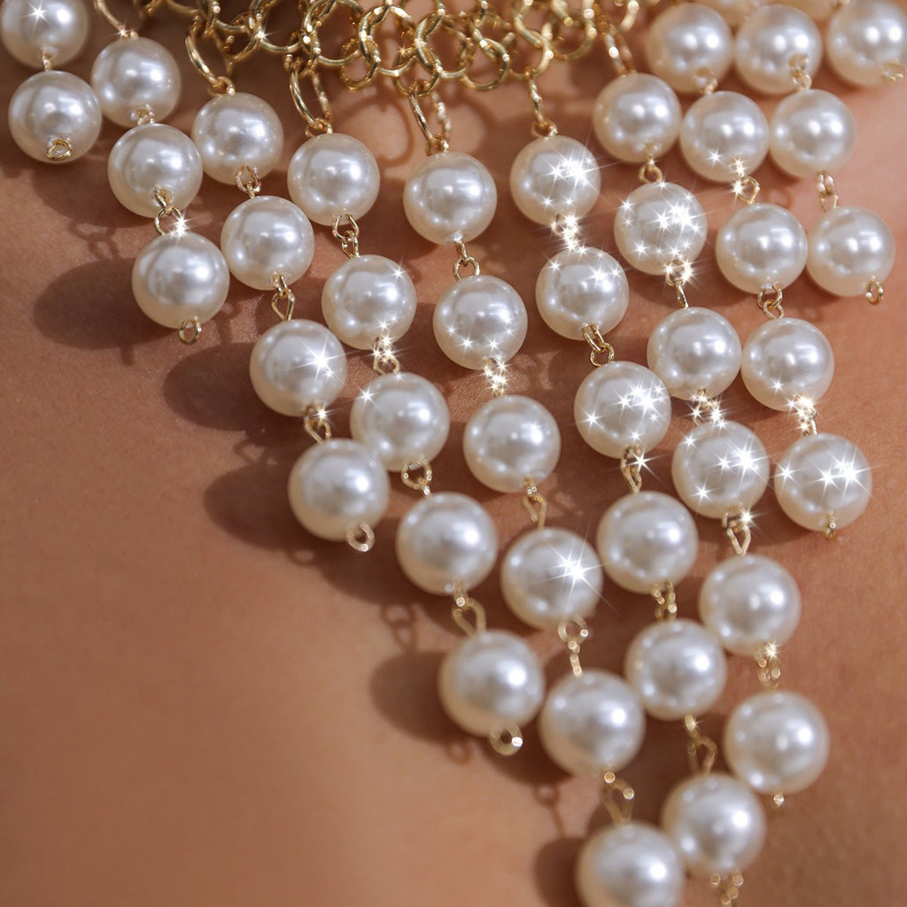 Vintage Pearl Necklace – Classic Women's Jewelry with Timeless Elegance