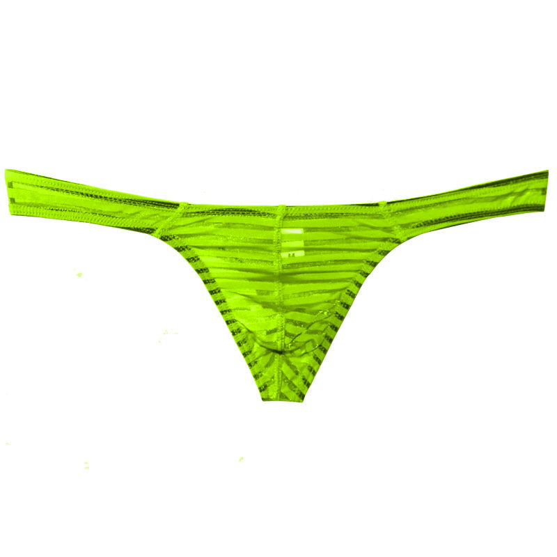 Men's T-String Underwear – Breathable Low-Waist U-Convex Briefs