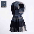 Men's Cashmere Scarf Winter Soft Warm Elegant Luxury