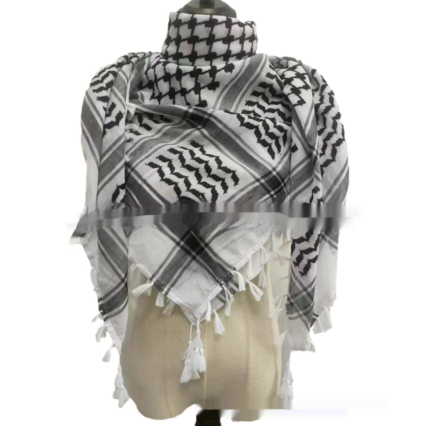 Men's Kufiya Scarf Jacquard Traditional Modern Stylish