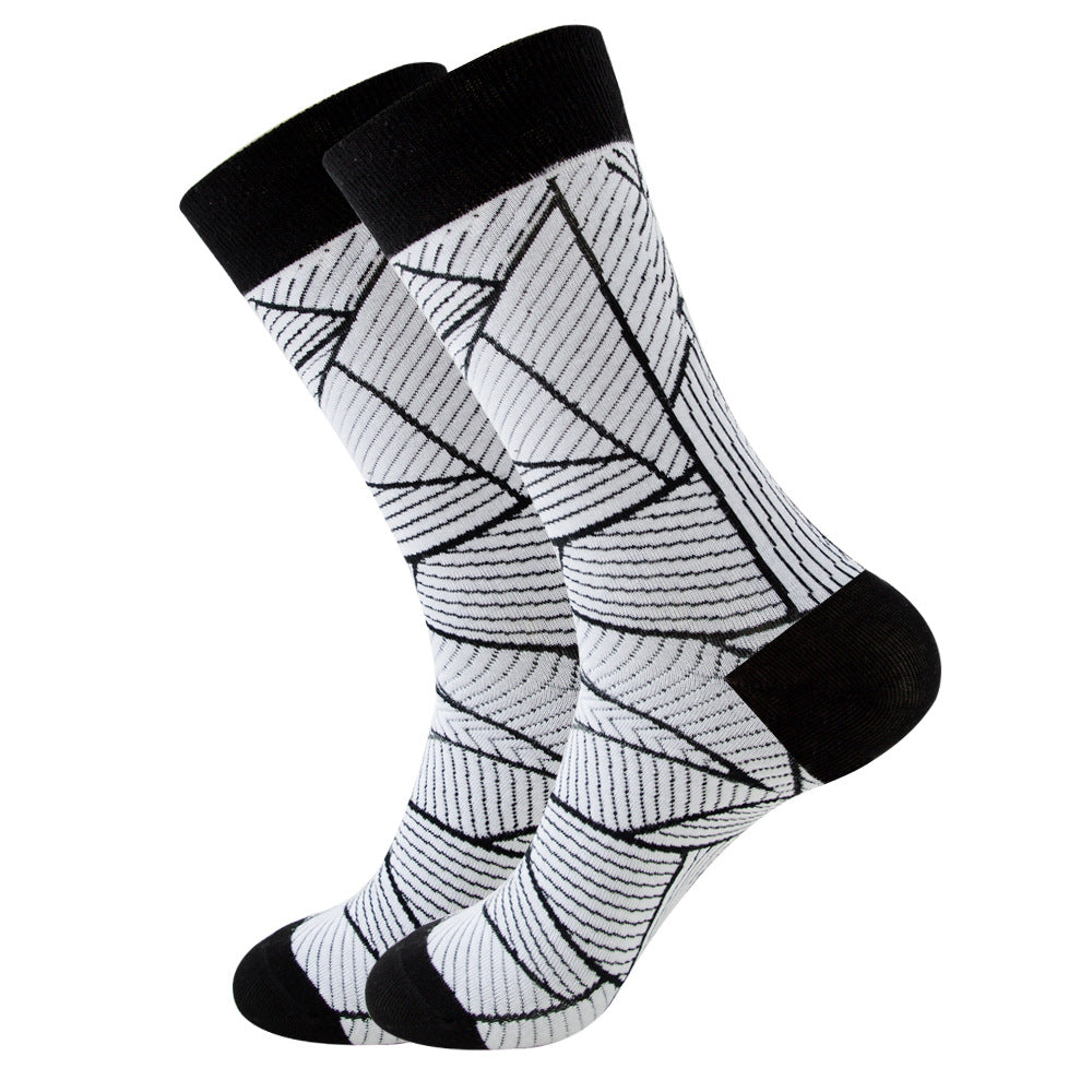Women's Fashion Socks Geometric | Fruit Street Style Socks