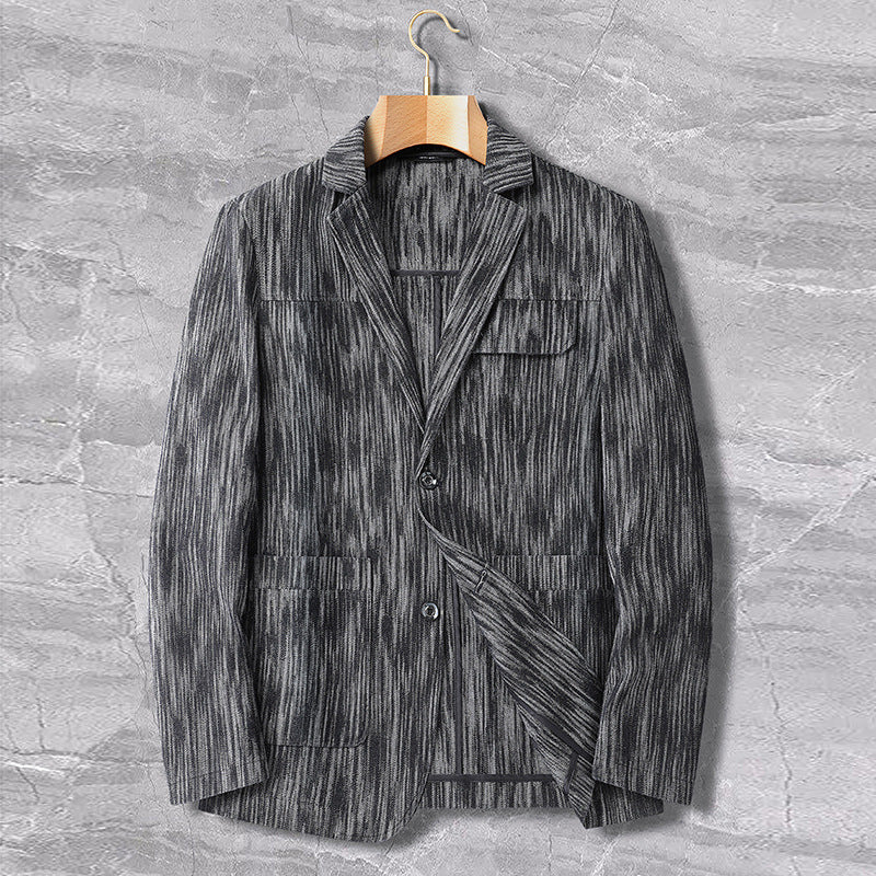 Men's Retro Denim Jacket – Stylish Button-Up Jean Jacket