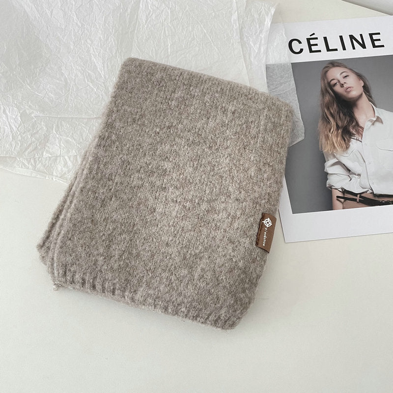Women's Scarf Soft Warm Plain Elegant Autumn Winter Fashion Accessory