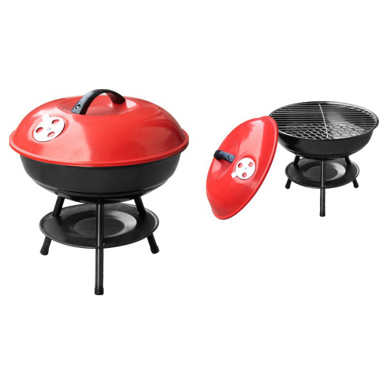 Kugelgrill BBQ Premium – Mobiler Holzkohlegrill für Garten & Balkon