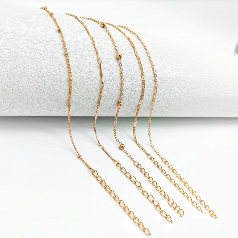 5-Piece Women's Anklet Set – Stylish, Simple & Versatile