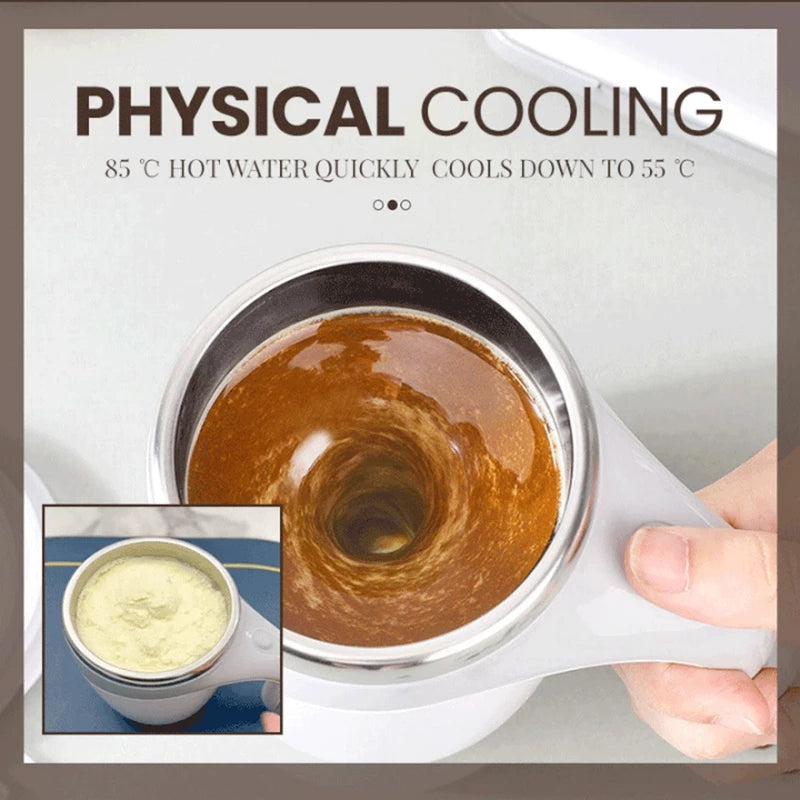 Rechargeable Self-Stirring Mug – Electric Coffee Mixer