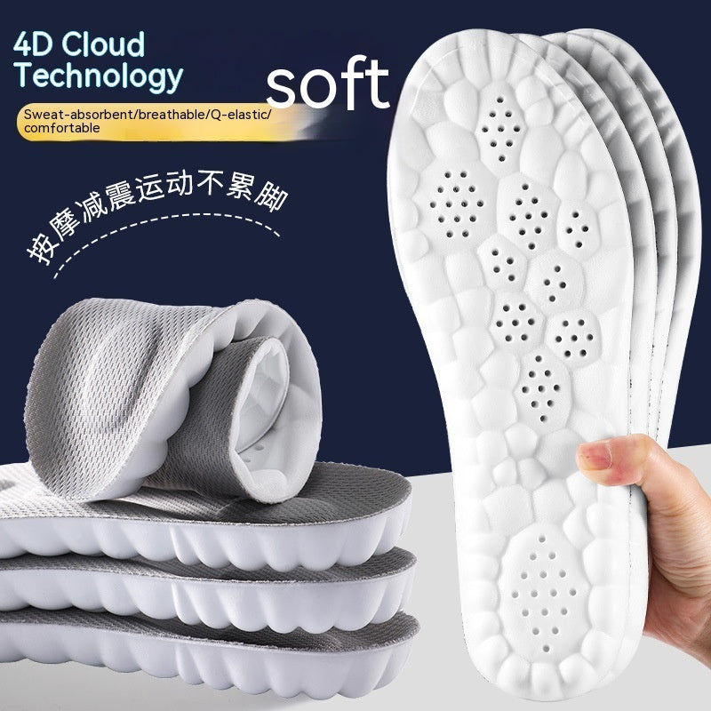 4D Cloud Comfort Insoles | Shock-Absorbing & Massage Effect