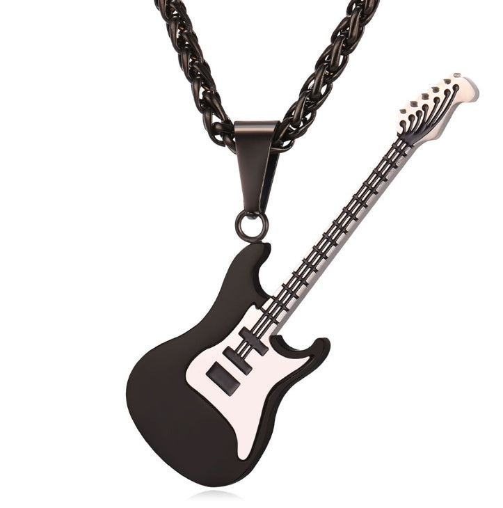 Stainless Steel Guitar Pick Necklace – Rock Style for True Music Lovers