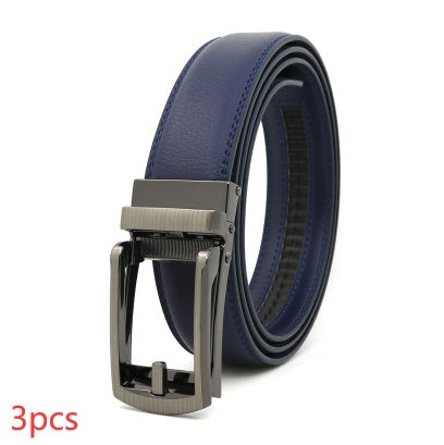 Men's Automatic Leather Belt | Elegant Holeless Belt
