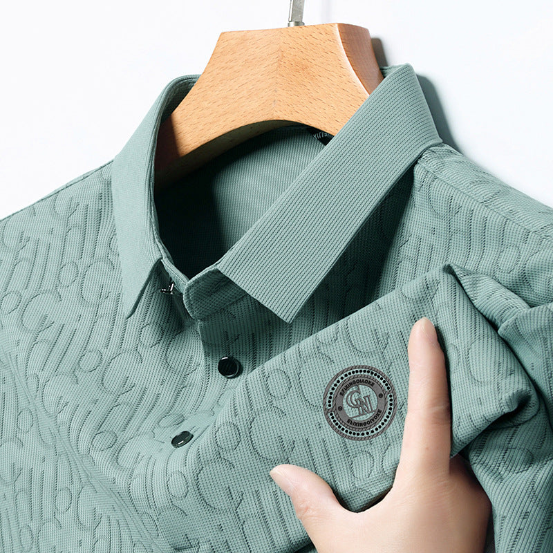 Men's Ice Silk T-Shirt | Summer Cool Breathable Lightweight