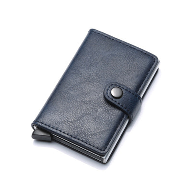 RFID Men's Wallet | Aluminum | Anti-theft Leather Wallet