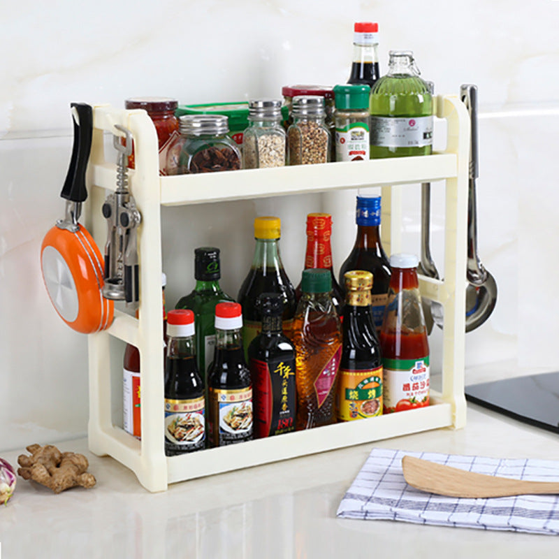 Multi-tier kitchen shelf | Space-saving kitchen organizer