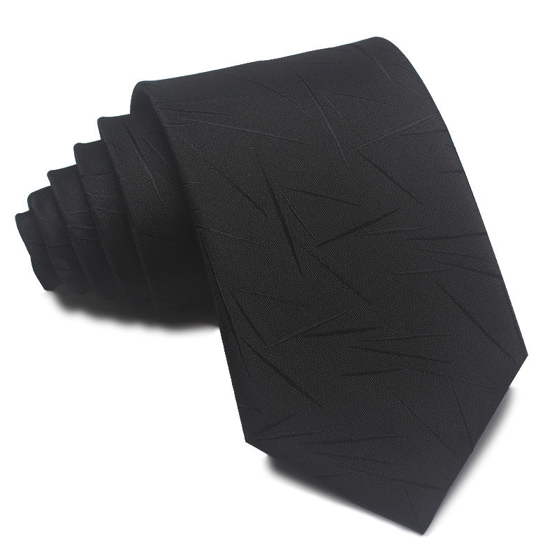 Men's Tie 8cm Striped Business Elegant Red Blue Black