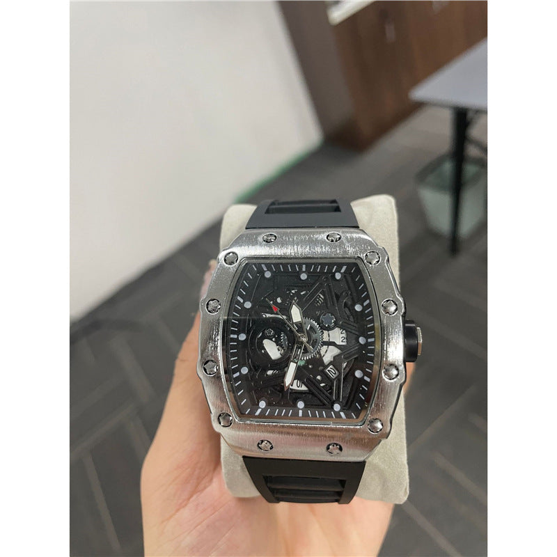 Men's Quartz Watch Luminous Modern | Cylindrical Design Watch