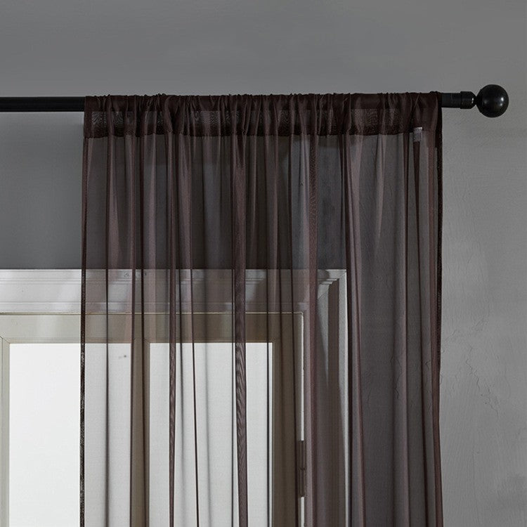 Cotton Linen Curtain | Modern lightweight plain natural