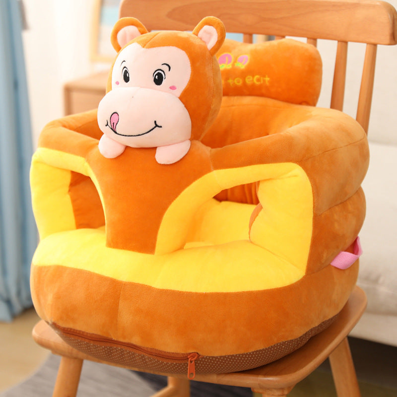 Baby Sofa Seat Support | Anti-Tip Plush Learning Cushion