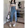 High-waisted Figure-flattering Niche Mid-length A-line Skirt