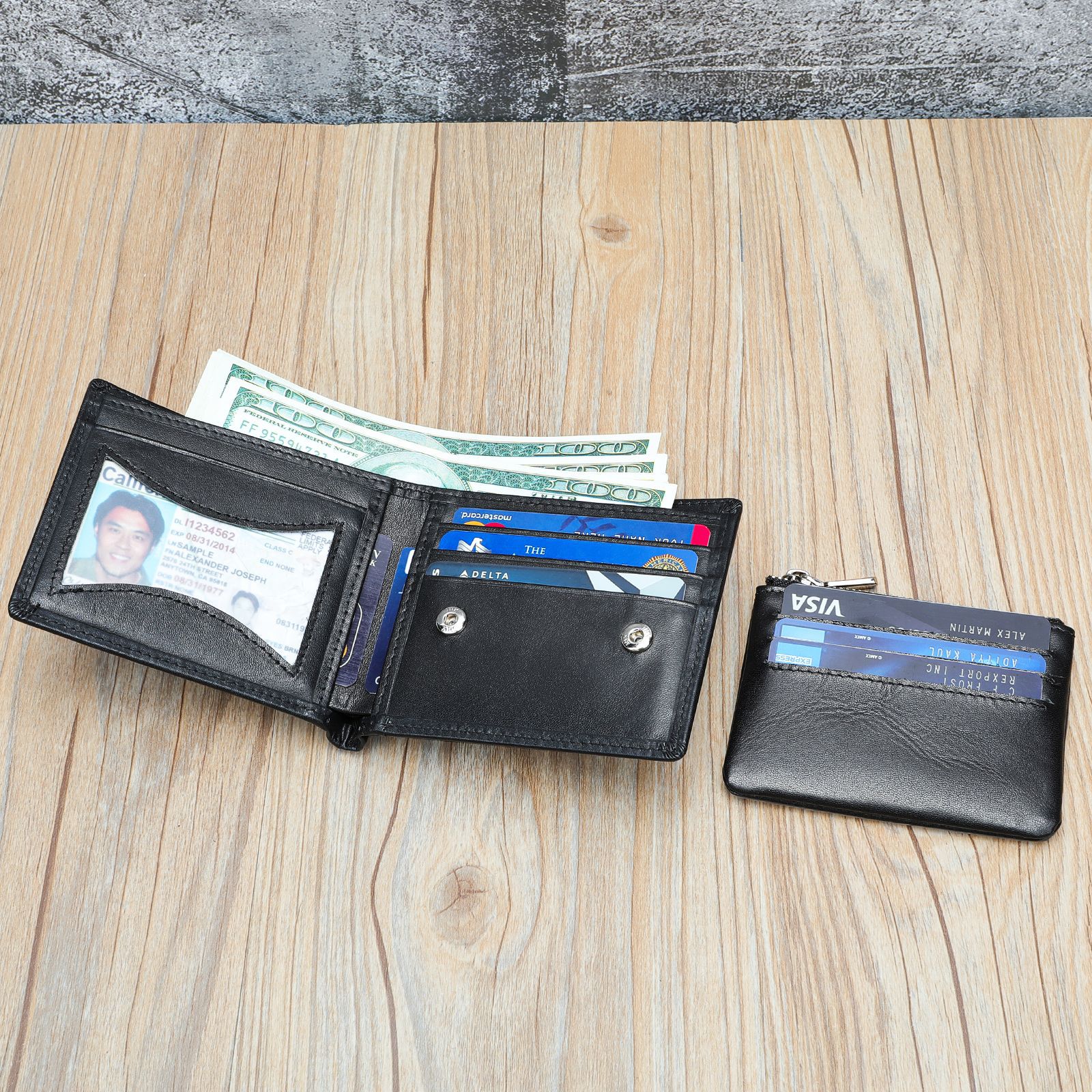 Premium Leather Wallet RFID | Zipper | Men's Wallet