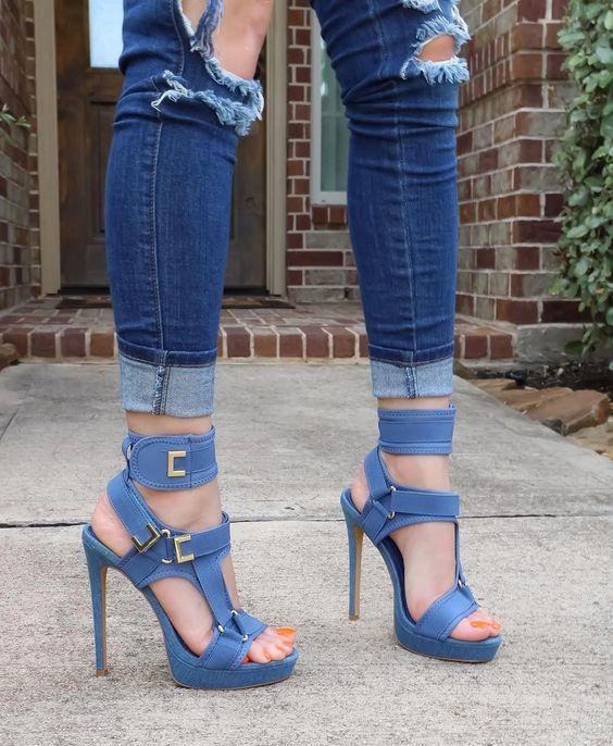 Women's Platform High Heels | Sexy Stiletto Sandals Elegant