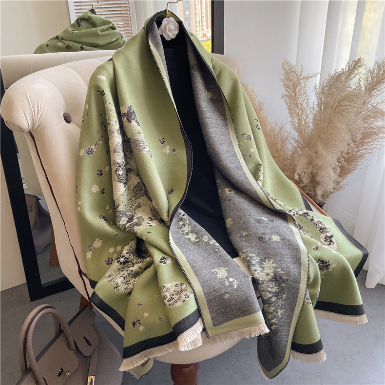 Damen Schal Cashmere Look warm weich elegant kaufen