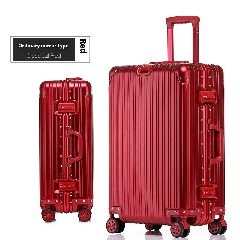 Aluminum Magnesium Suitcase with Combination Lock – Premium Trolley
