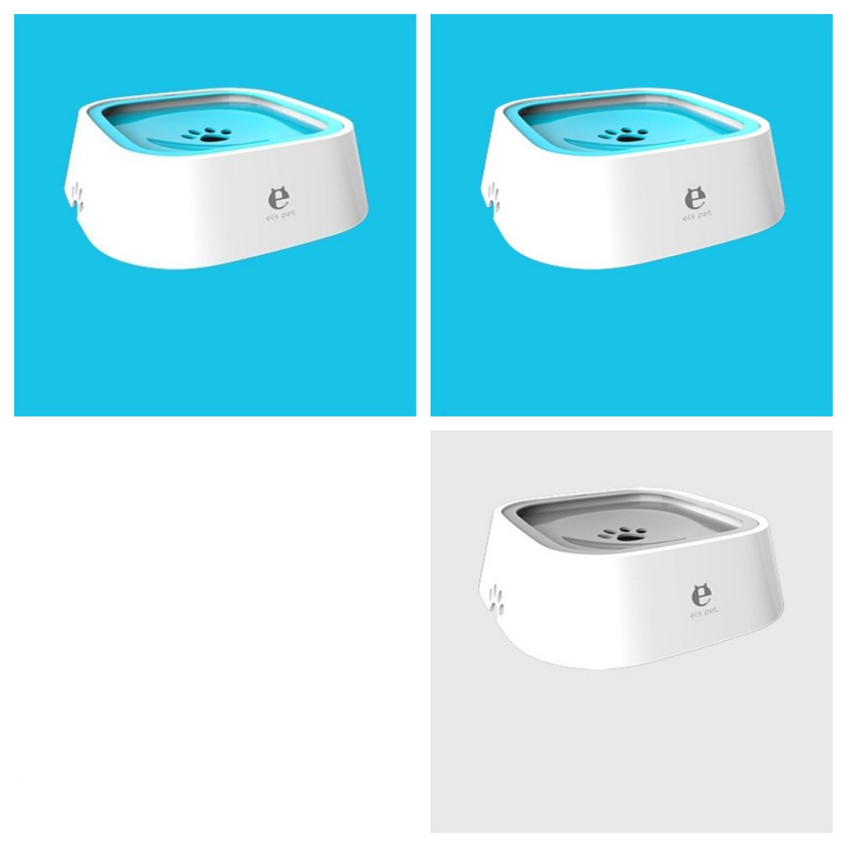 Pet Water Bowl for Dogs and Cats | Anti-Spill Slow Feeder 1.5L